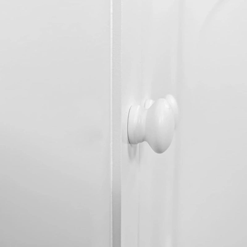 Meuble de rangement 4 portes Intaglio avec étagère réglable vert menthe
