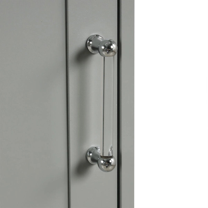 Meuble de rangement de salle de bain haut sur pied avec tiroirs, étagère réglable, noir